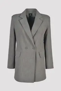 Green Oversized Blazer front view