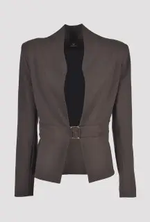 Dark Brown Blazer front view