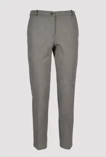 Pantalone a sigaretta verde vista frontale