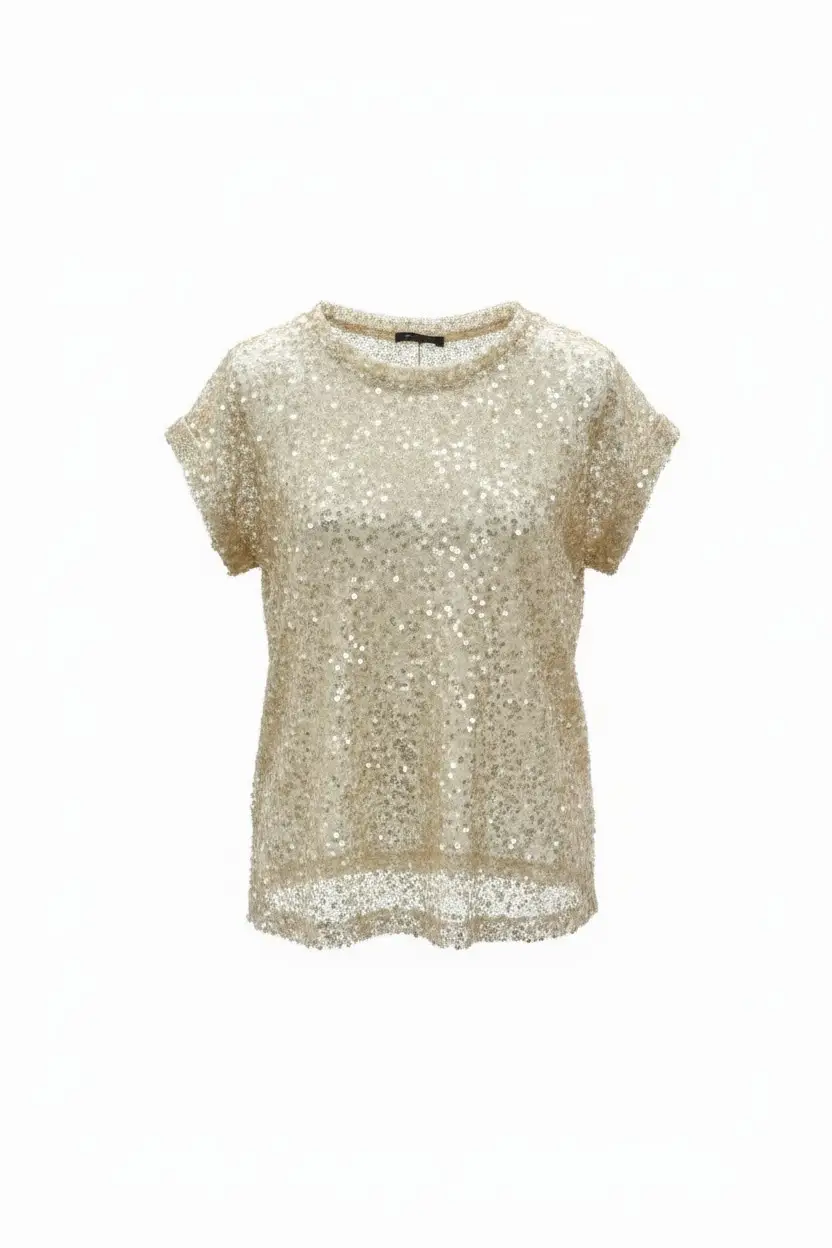 maglia donna paillettes CLM6717T95 beigef.jpg