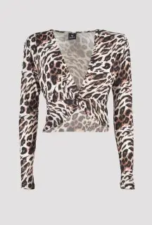 Maglia con Fantasia Leopardata vista frontale