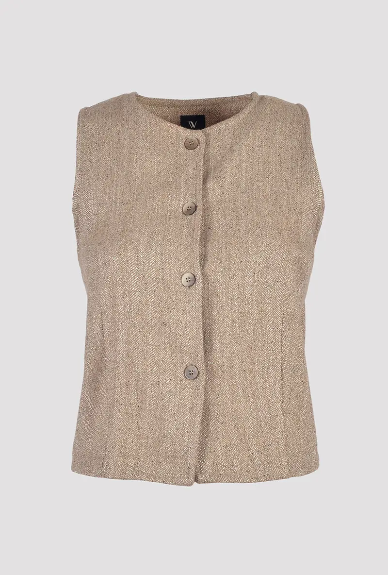 Straight Design Vest front view