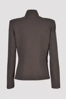 Dark Brown Blazer back view