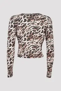 Maglia con Fantasia Leopardata vista posteriore